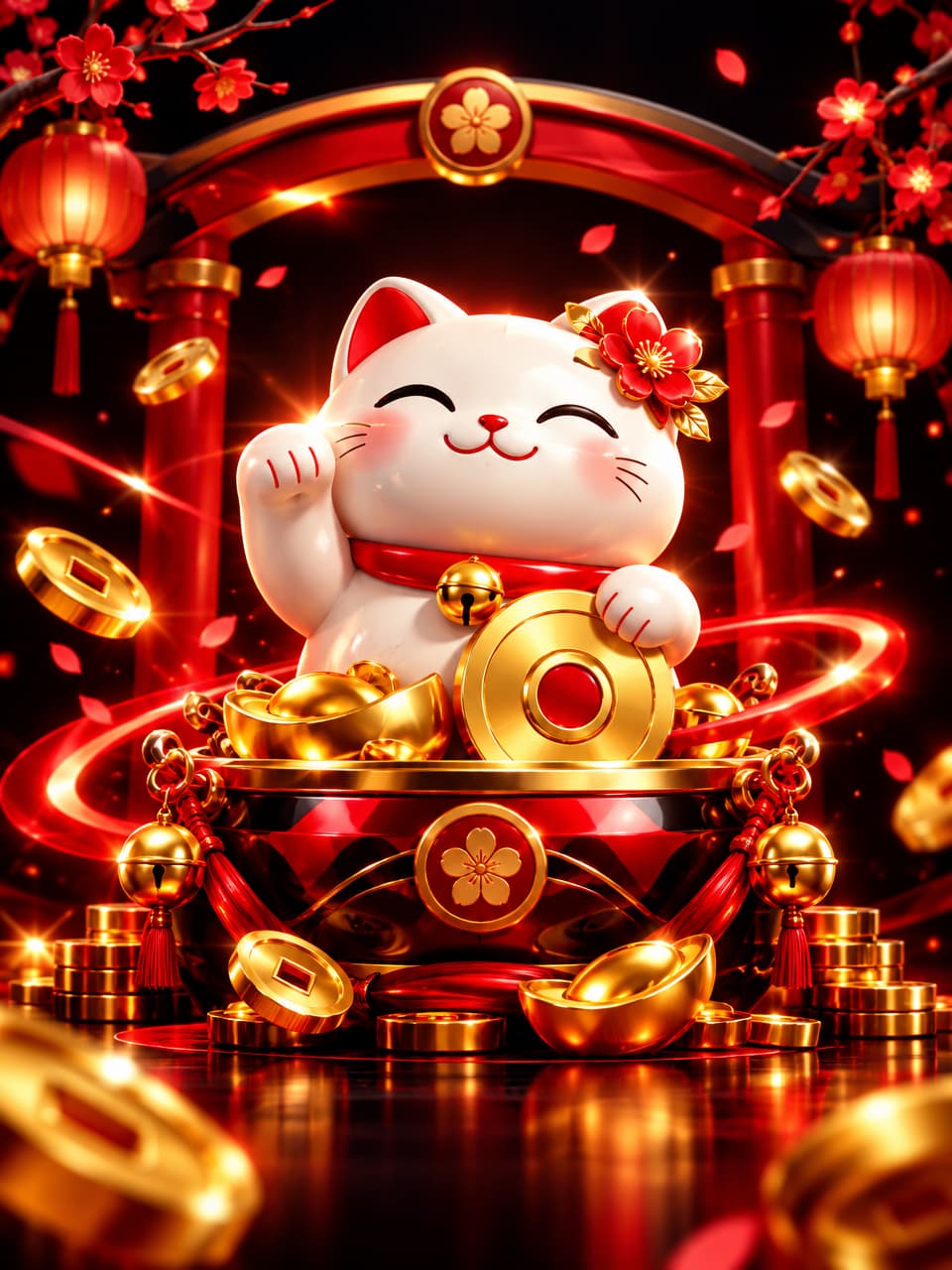 ภาพเกม Lucky Meow Meow 2 ที่ออกแบบใหม่สำหรับ bplay888 - บีเพล888